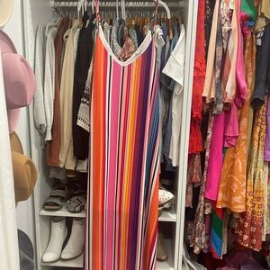 Stripe Maxi Dress